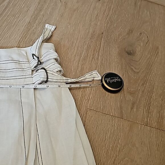 White linen maxi a line skirt size 4 Tweeds - Picture 4 of 9